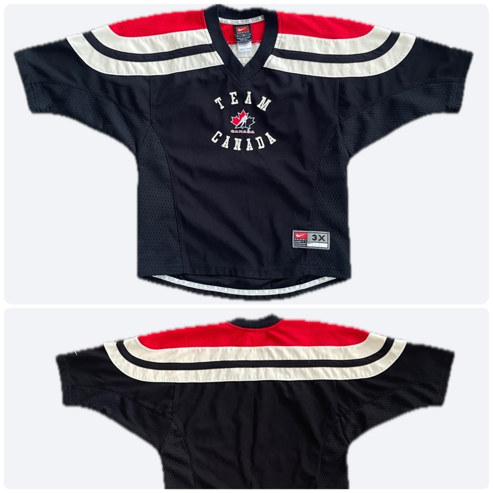 Team Canada Hockey Jersey - Black Red White